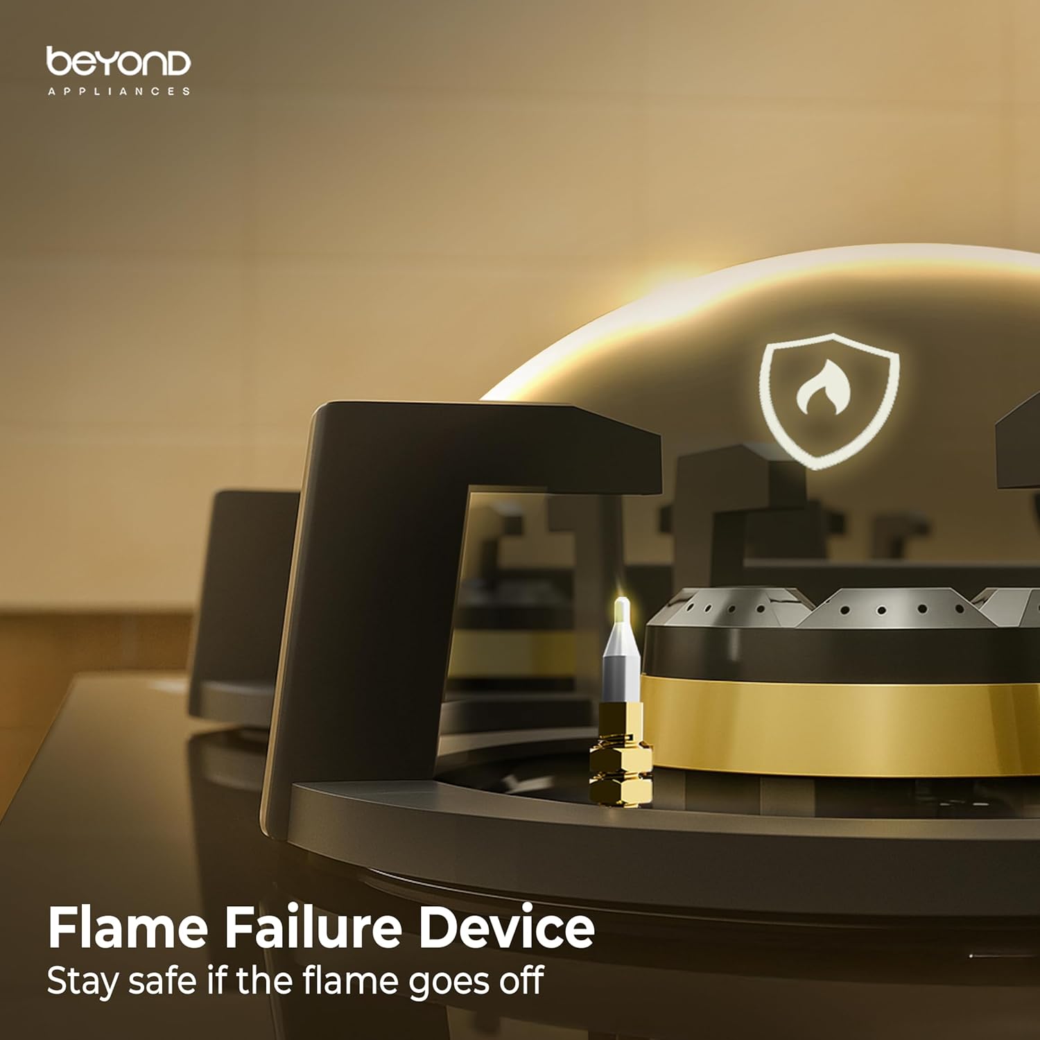 image of a beyond gas cooktop with flame failure device