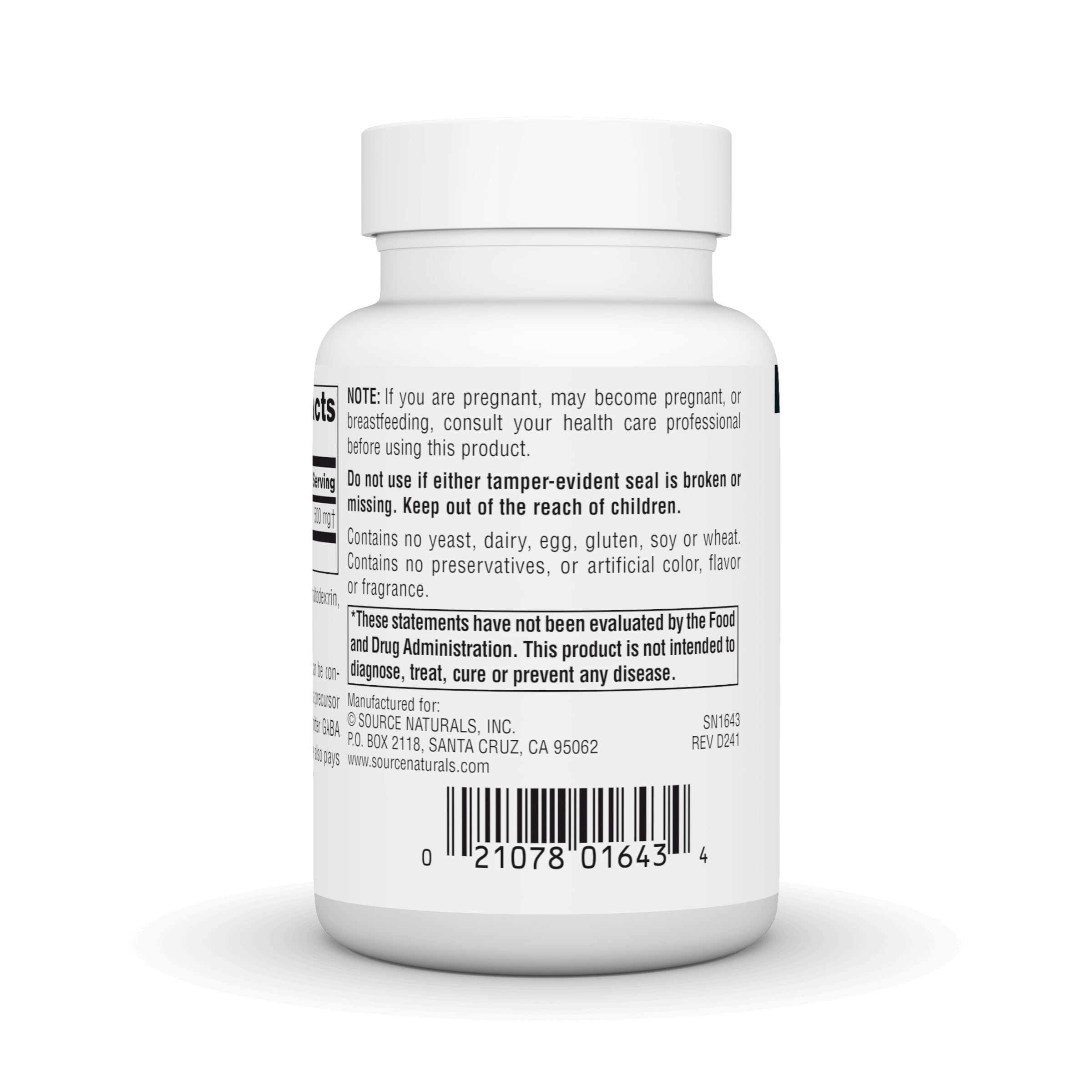 Source Naturals L-Glutamine, Free Form, 500 mg - 50 Capsules — Amazon image 4