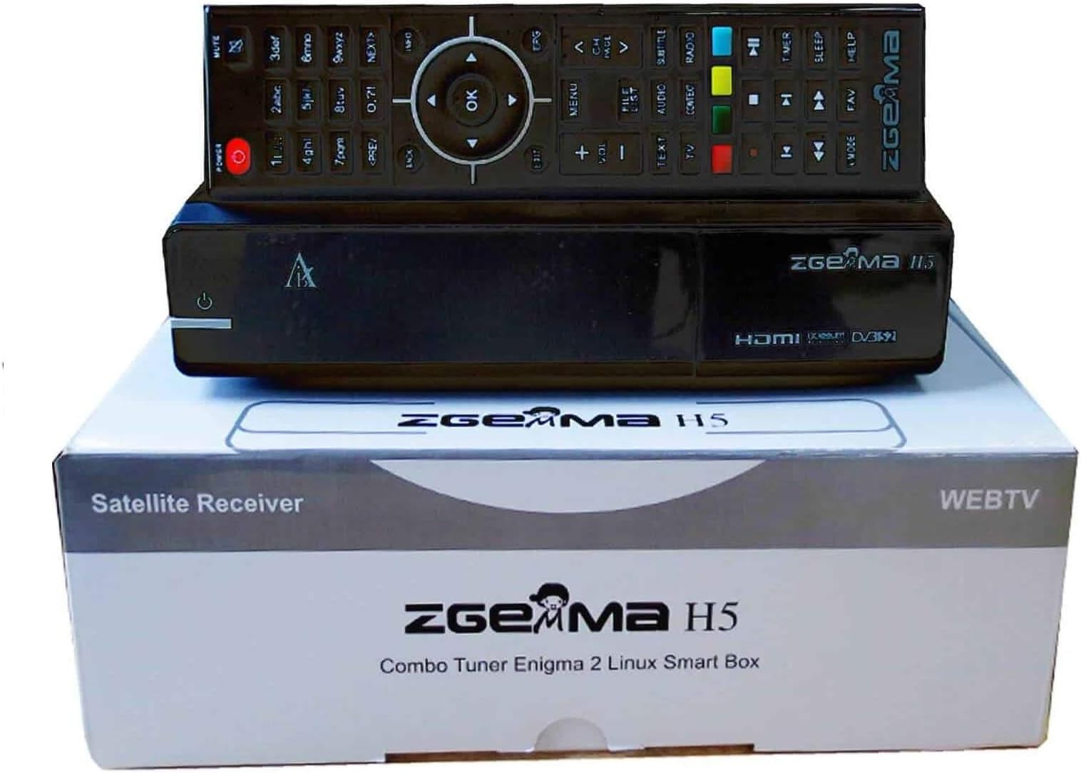 ZGEMMA H5 2019 DUAL CORE FTA SATELLITE RECEIVER DVB-S2 new version H2H