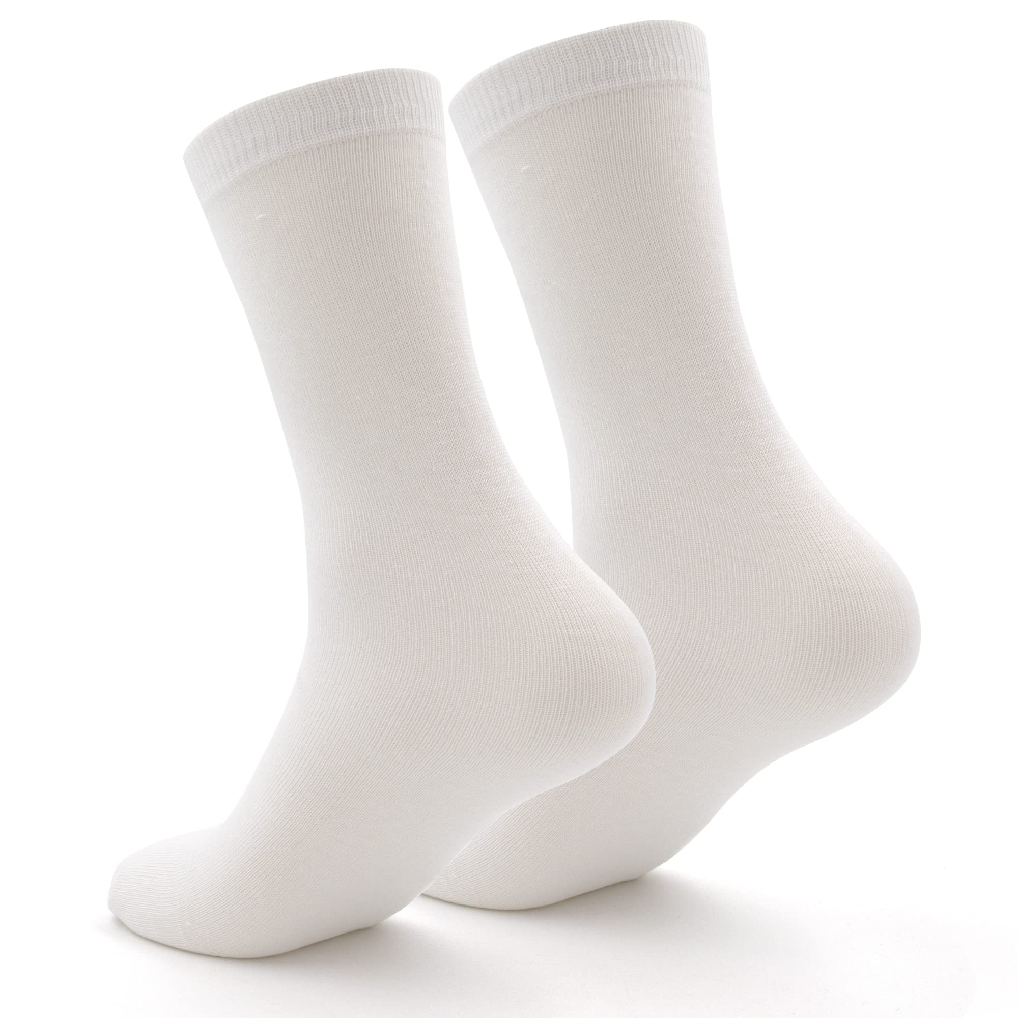 100 pares de Calcetines Desechables Resistentes para Deporte y Trabajo, 100% Algodón, Unisex, Talla Única, Blanco