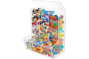 3-Divider Wall Mount Acrylic Storage Organizer for Toys