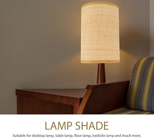 Miniatura 4 de Pantalla de lámpara de araña Pantalla de lámpara de ratán cubierta de luz tejida Cesta de ratán Lámpara de araña Pantalla de lámpara colgante