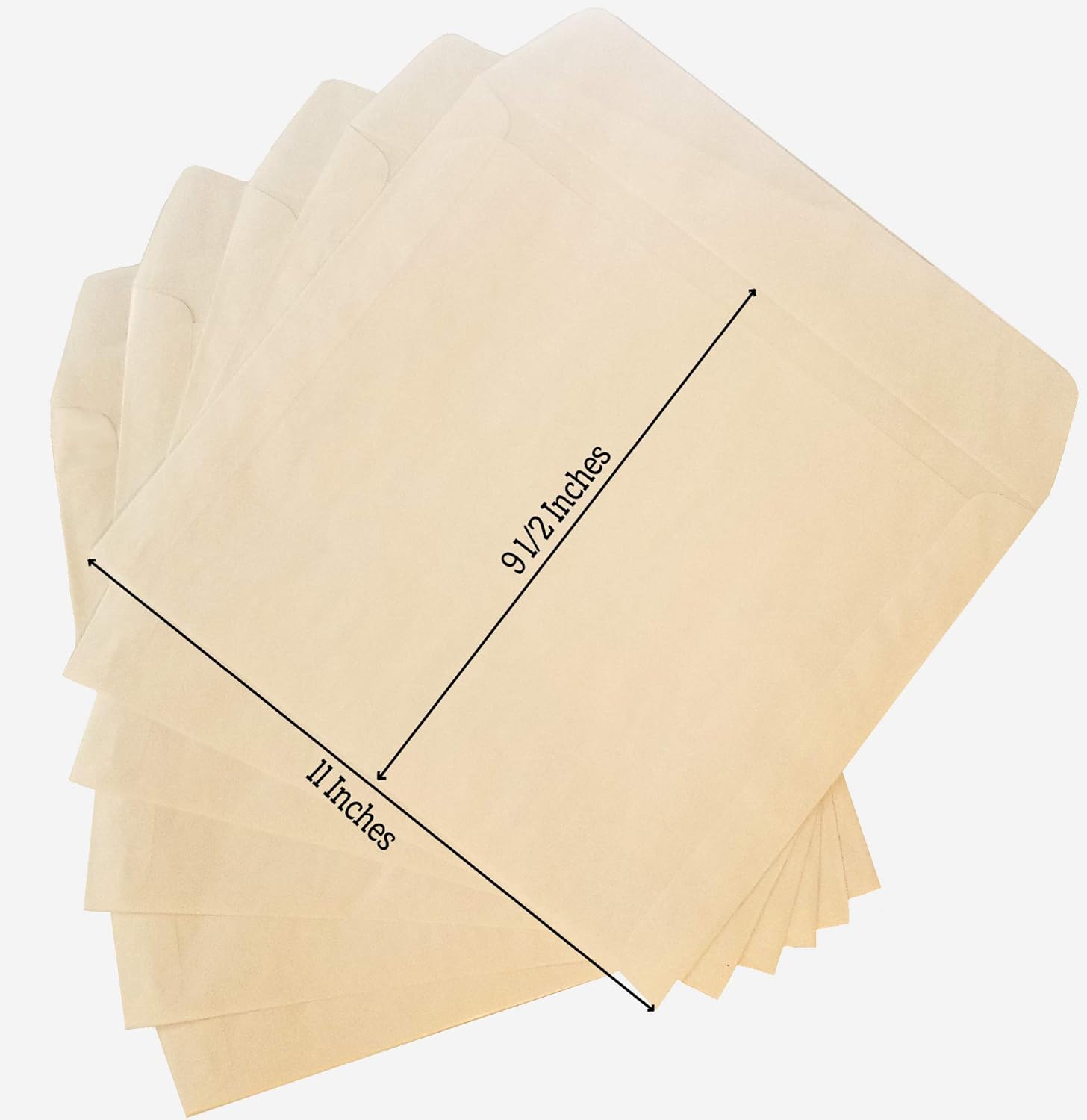 Acid Free Glassine Envelopes 30 Bags 9 1/2 x 11 Inches