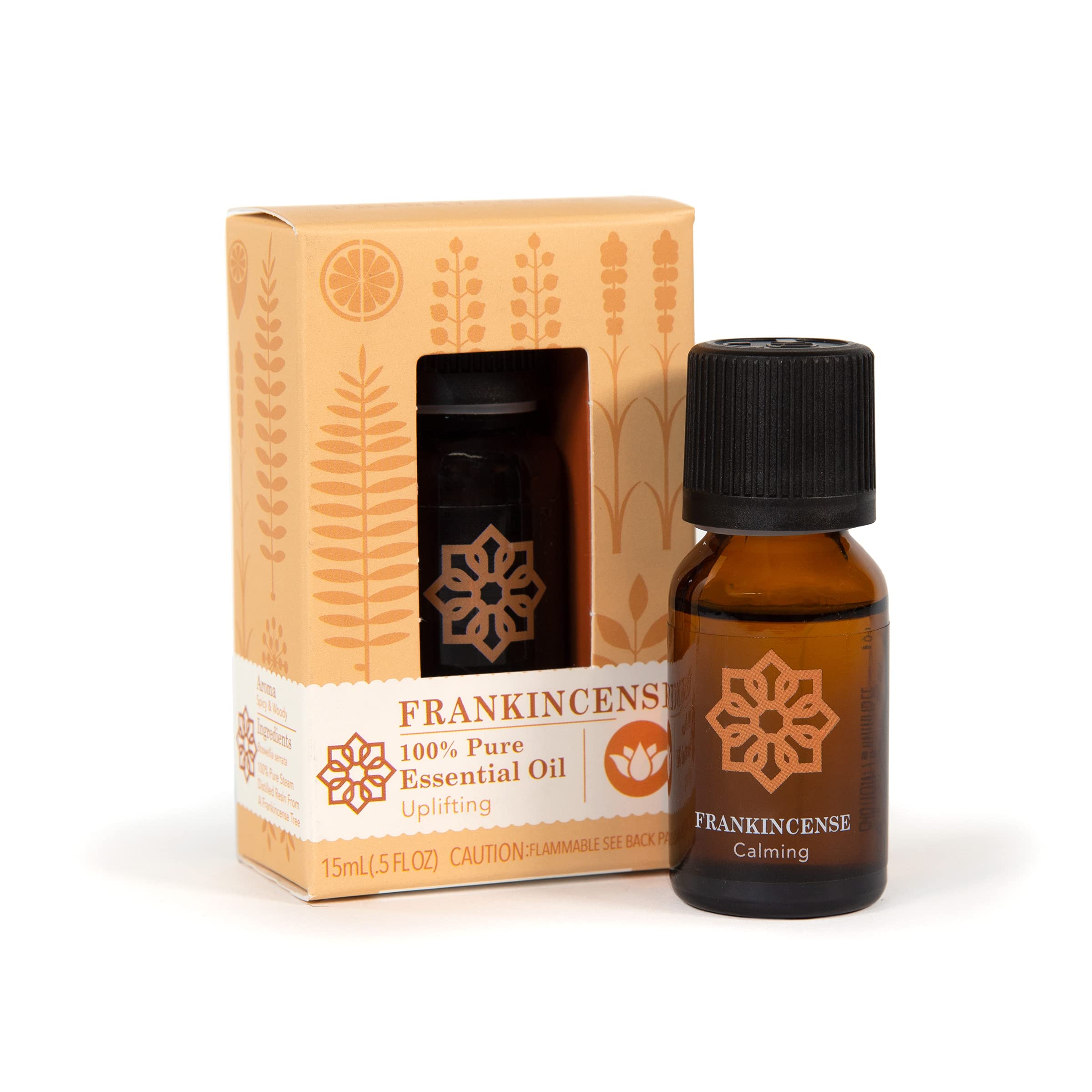 Scentsationals Refreshing Essential Oil Blend - 100% Pure Natural Aromatherapy, Home Oil for Diffuser, Humidifier, Spa Aroma Decor Gift - 15mL Bottle (Frankincense)