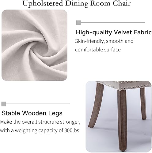 Miniatura 9 de Pvillez Juego de 5 mesas de comedor, 4 tubos en forma de C de piel sintética cromada blanca y mesa de comedor de vidrio de 63 pulgadas con mesa de