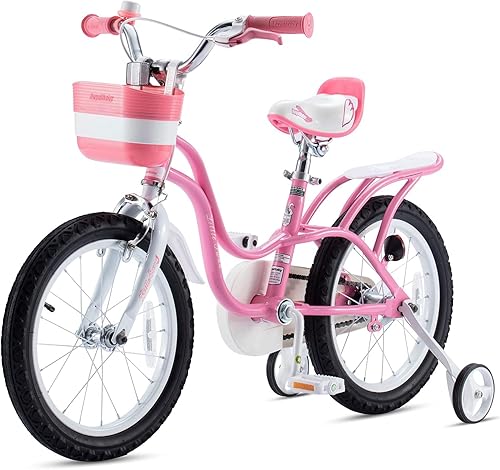 Miniatura 37 de Royalbaby Princess - Bicicleta para niñas de 12, 14, 16, 18, 20 pulgadas, con cesta para niños de 3 a 12 años