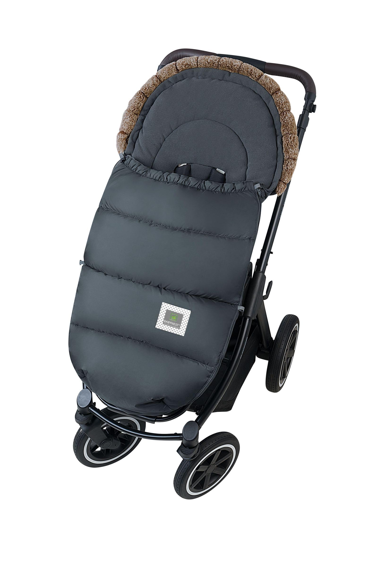 Odenwälder Fußsack für Kinderwagen Luca anthrazit
