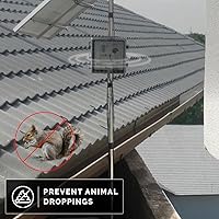 Vista 7 de Bird-X Critter Blaster PRO, dispositivo de señuelo de animales y pájaros sónico, panel de control con 4 altavoces, emite 8 sonidos grabados