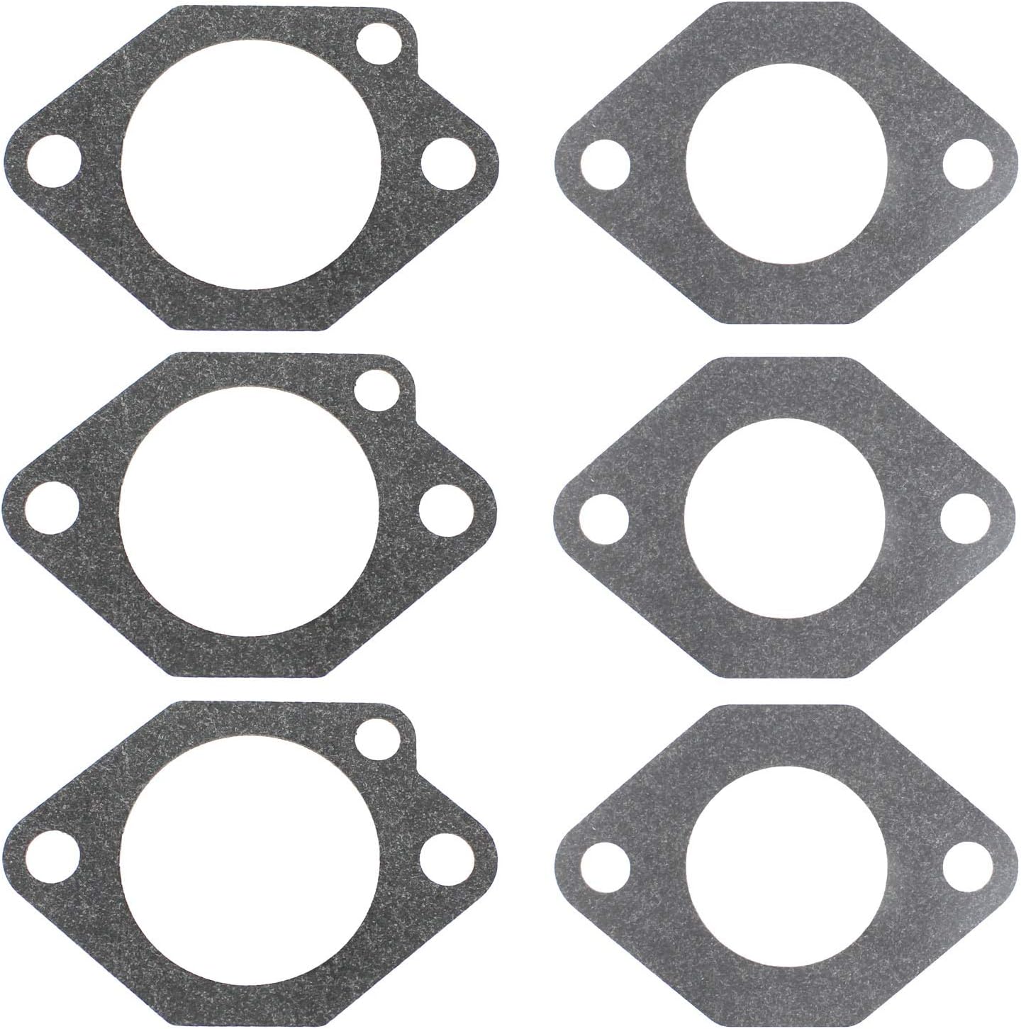 QAZAKY Packof6 Carburetor Base Gasket Compatible with