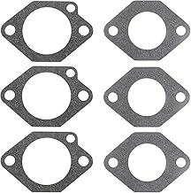 Pack-of-6 Carburetor Base Gasket Compatible with Kawasaki FE290 FE350 Engine Golf Cart Gas Club Car DS Precedent Turf Carryall Industrial Carts Carb 1016438 1016439 1016440 1016441