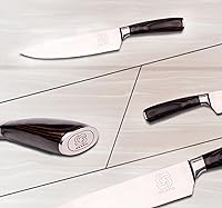 Vista 5 de Professional Japanese Chef Knife - Pro Kitchen Knife 8 Inch Chef's Knives High Carbon Stainless Steel Sharp Paring with Ergonomic & Stylish Handle