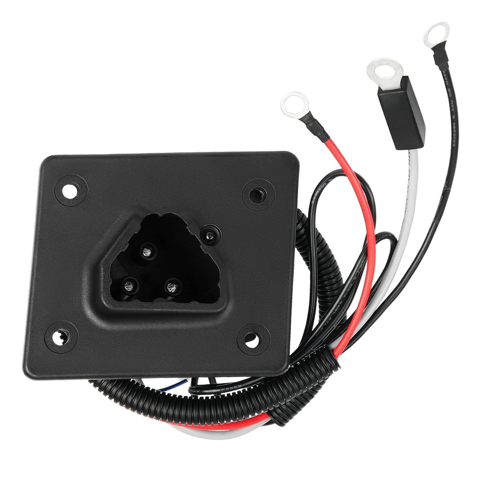 Dr.Acces Golf Cart 48V Delta-Q Charger Receptacle for EZGO RXV Carts 2008+Replace OEM#602529