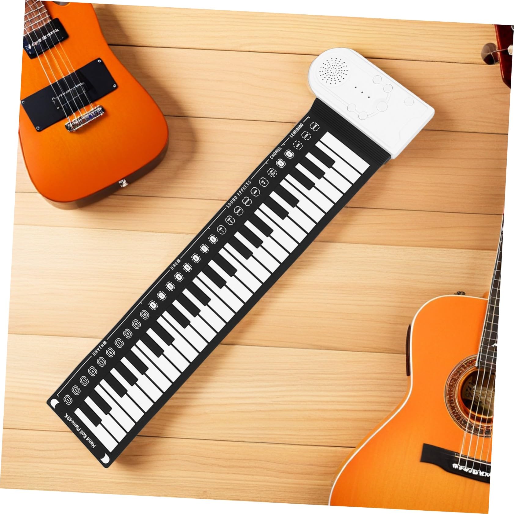 Cabilock Teclado De Piano Para Principiantes Teclado Musical Flexible Plegable