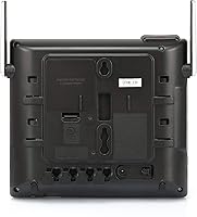 Vista 5 de VTech CM18445 Consola principal DECT 6.0 Teléfonos fijos de oficina de 4 líneas expandibles para pequeñas empresas con sistema contestador, teléfono