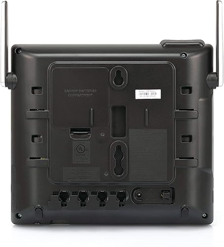 Miniatura 5 de VTech CM18445 Consola principal DECT 6.0 Teléfonos fijos de oficina de 4 líneas expandibles para pequeñas empresas con sistema contestador, teléfono