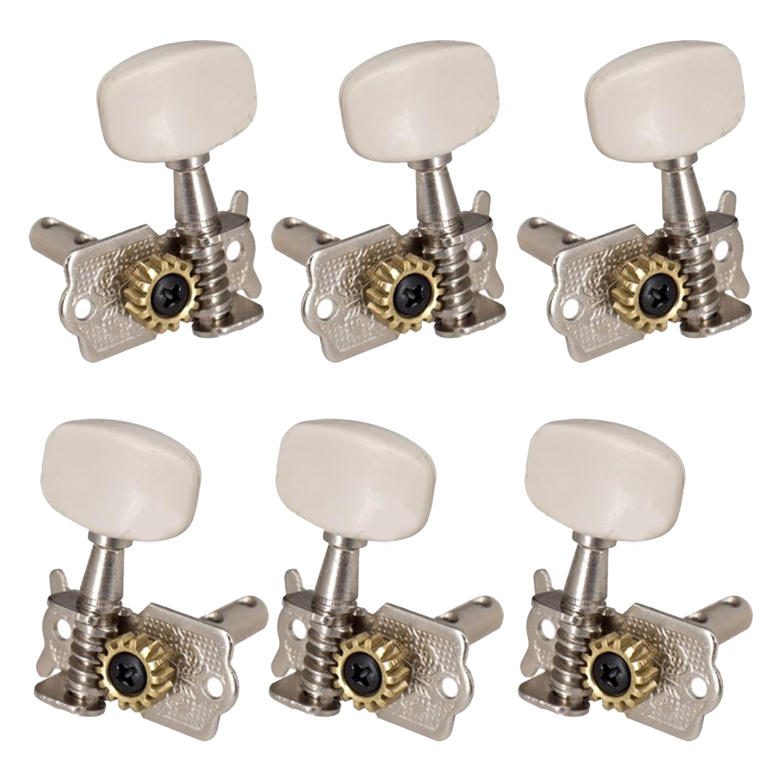 Guitar String Tuning Pegs Guitar Machine Heads Set Guitar String Tuning Keys Tuners For Electric Guitar 3L