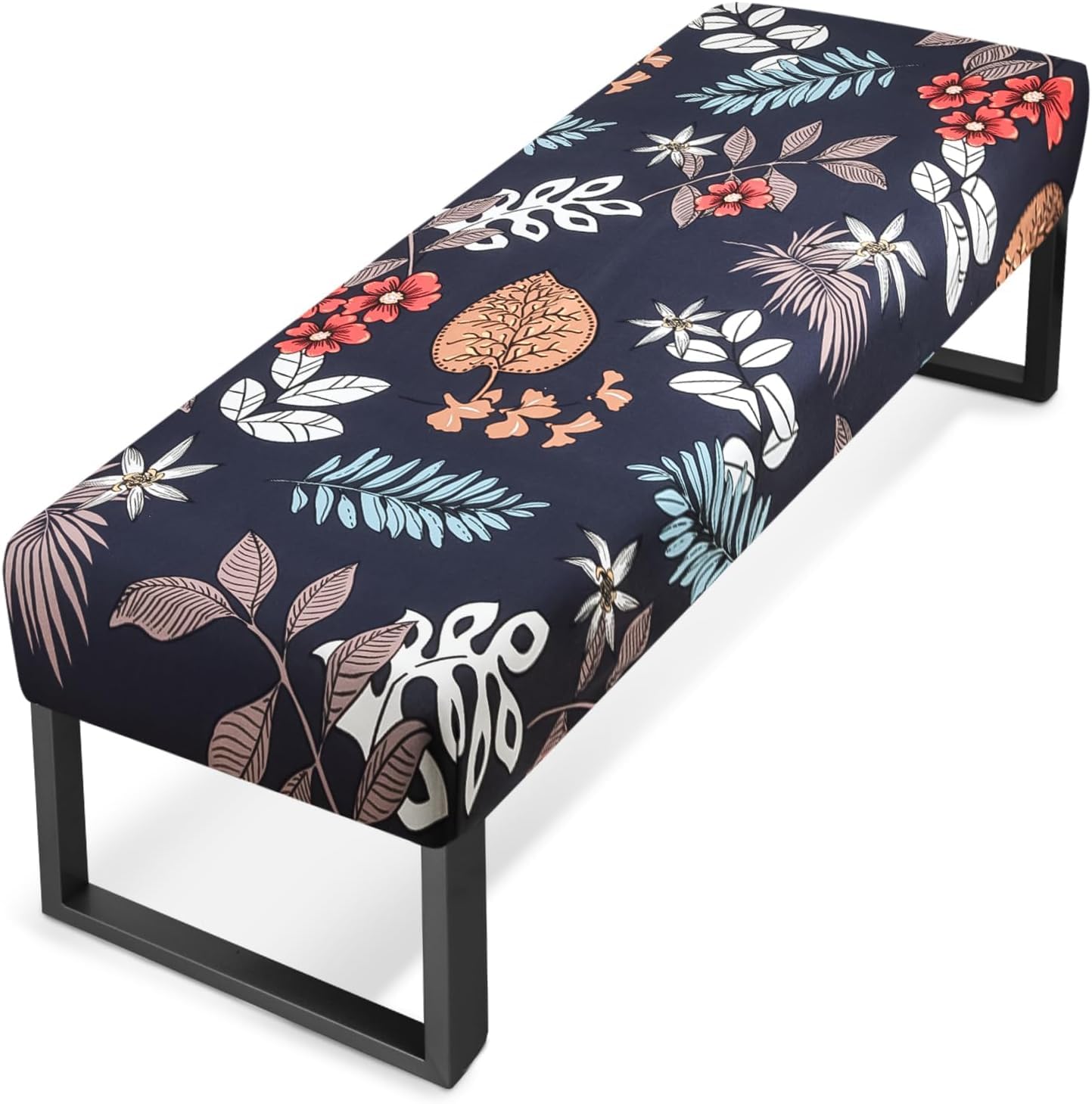 Street27® Printed High Stretch Bench Seat Cushion Slipcovers Washable Removeable Rectangular Bench Cover Furniture Protector Dining Chair Slipcovers for Living Room, Bedroom, Kitchen (Pattern39) (B0D48RW2CL) Amazon Price History, Amazon Price Tracker