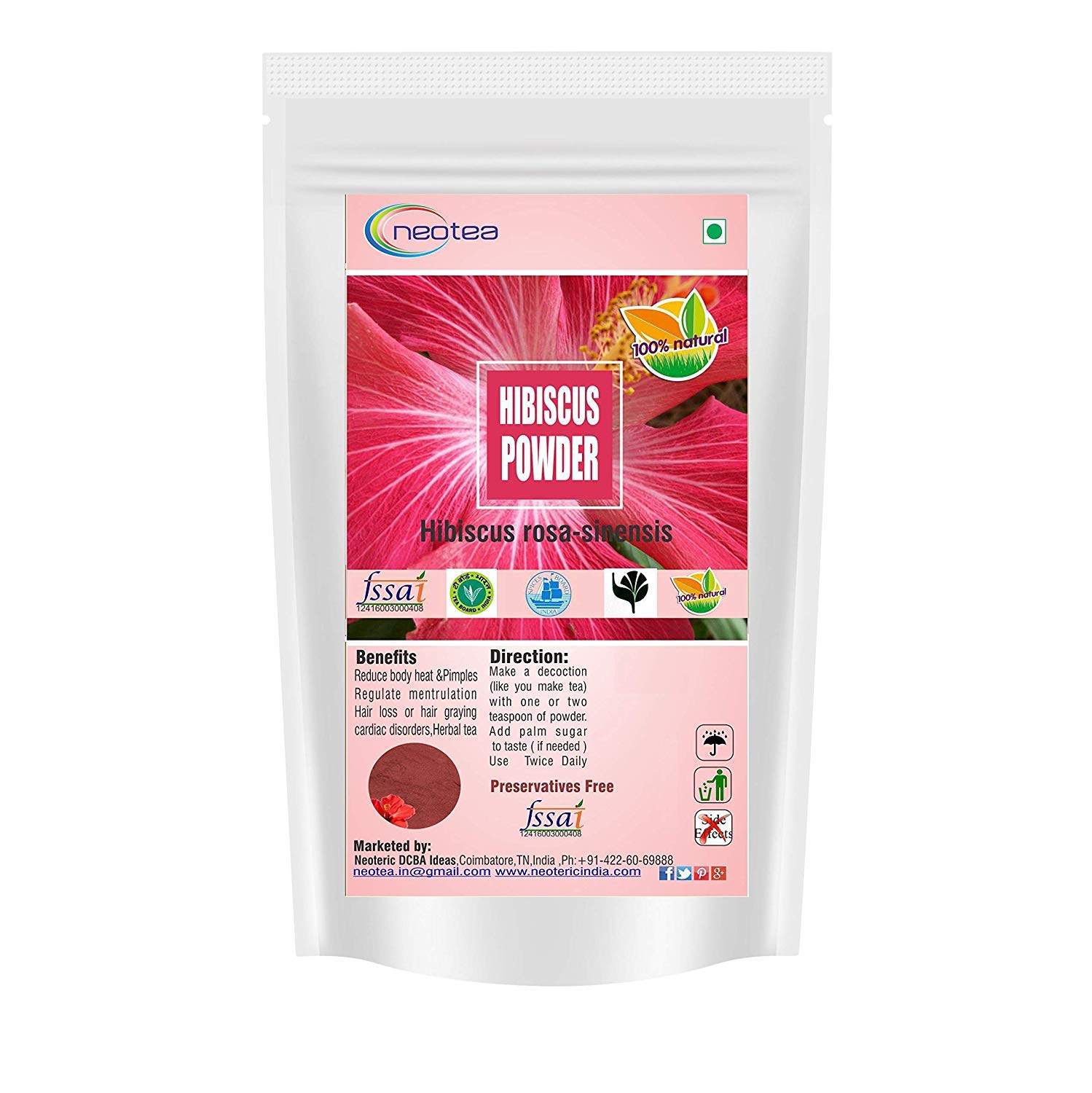 Neotea Natural Hibiscus Powder,300g