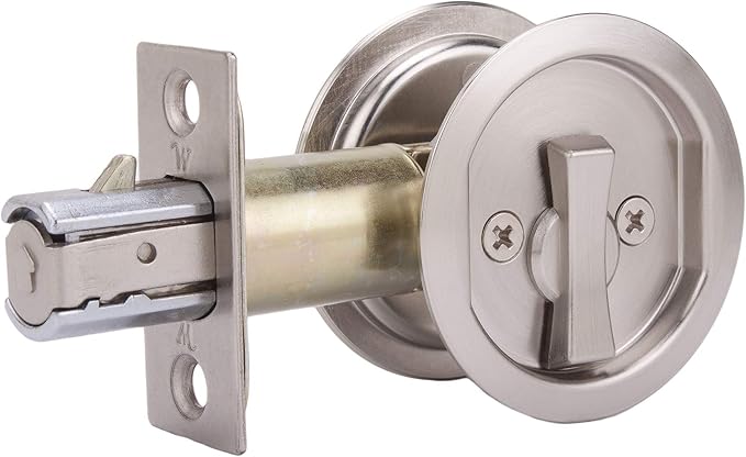 Cerradura redonda de privacidad para puerta corrediza Weslock miniatura 5