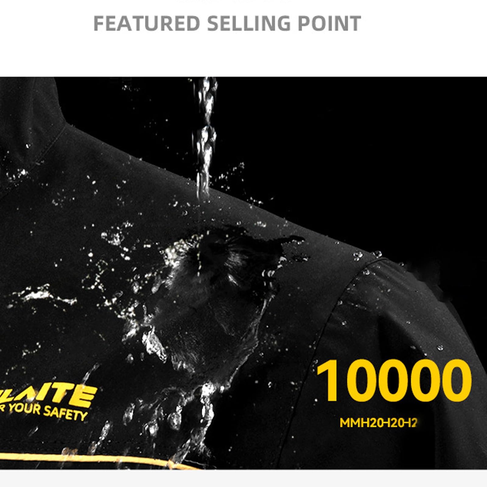GeRRiT Regen-Set für Herren und Damen, wasserdicht, für Motorrad, Regenanzug, für den Außenbereich, reflektierend, Set aus Jacke und Hose, wasserdicht, 2-teilig, für Fahrrad, Reiten, Radfahren,