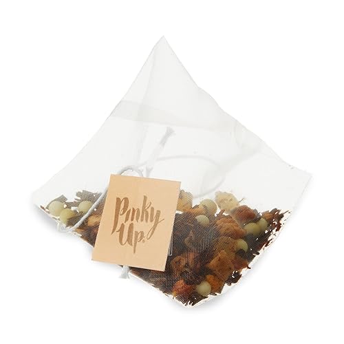 Miniatura 8 de Pinky Up Bolsitas de té Boba de mango y guayaba - Té de burbujas de hoja entera sin calorías - Regalo Boba 12 bolsas de té biodegradables