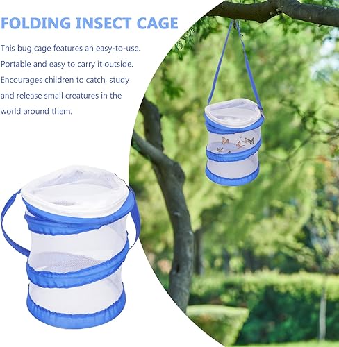 Miniatura 2 de Vaguelly Mariposas Mini y Habitat Cage Portable Net Observation Cage para niños Juguetes al aire libre