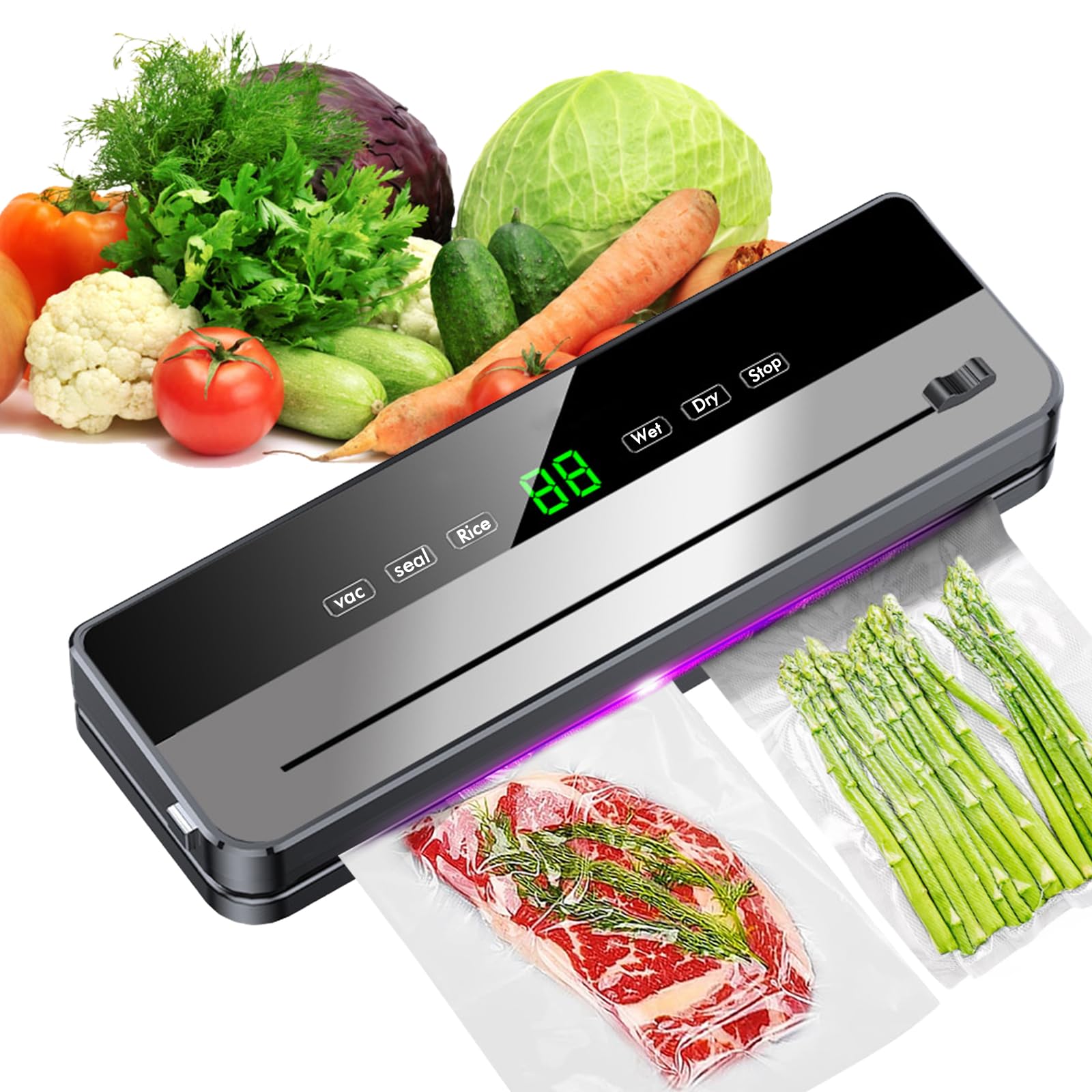 Machine sous vide alimentaire contre les brûlures de congélation de vos aliments