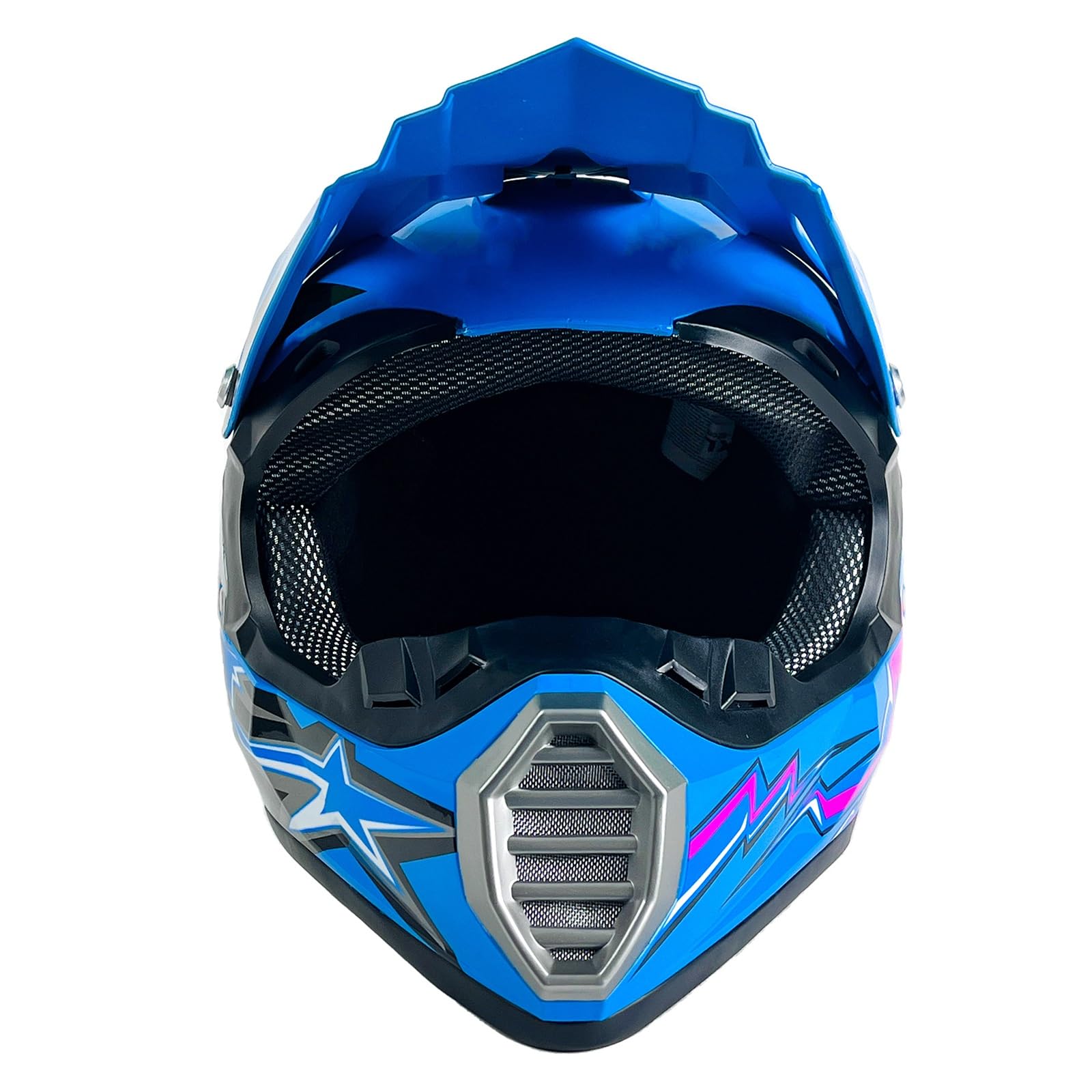 Casco De Moto Niño, Juventud Cascos De Motocicleta, Casco De Motocross Integral, Casco De Ciclismo Para Niños, Cascos Integrales AVT MX Cascos Motocicleta Cross Niños Quad Bike Bicicleta De Montaña