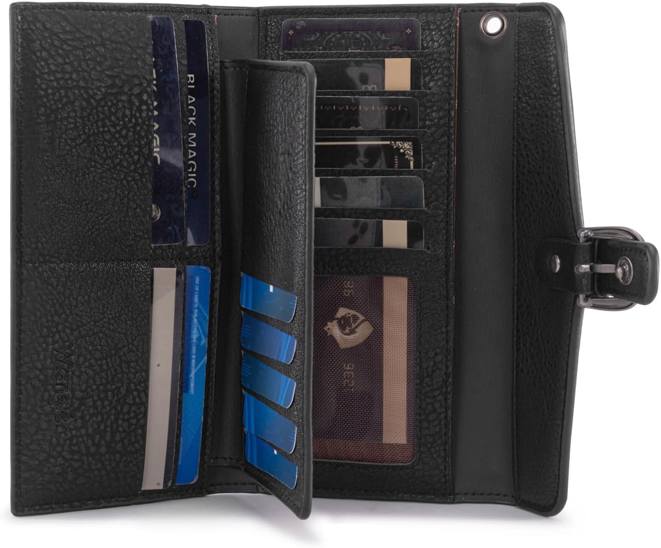 Montana West X Wrangler Womens Wallet Western Wristlet for Women Large Rfid Wallet with Detachable Credit Card Holder - Image 5