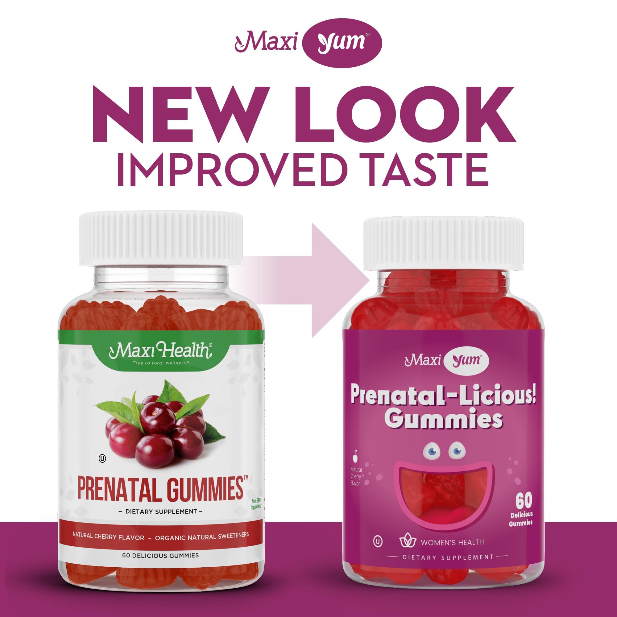Maxi Health® Prenatal Gummies for Women with Folic Acid & Iron (60 Count) — Amazon image 4