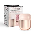 InnoGIO Hygro, Ultrasonic Air Humidifier with Night Light, Model for Silent Bedroom, Intuitive Touch Screen, Up to 8H Battery Life, 600ml Tank, USB-C Cable Recharge, Pink