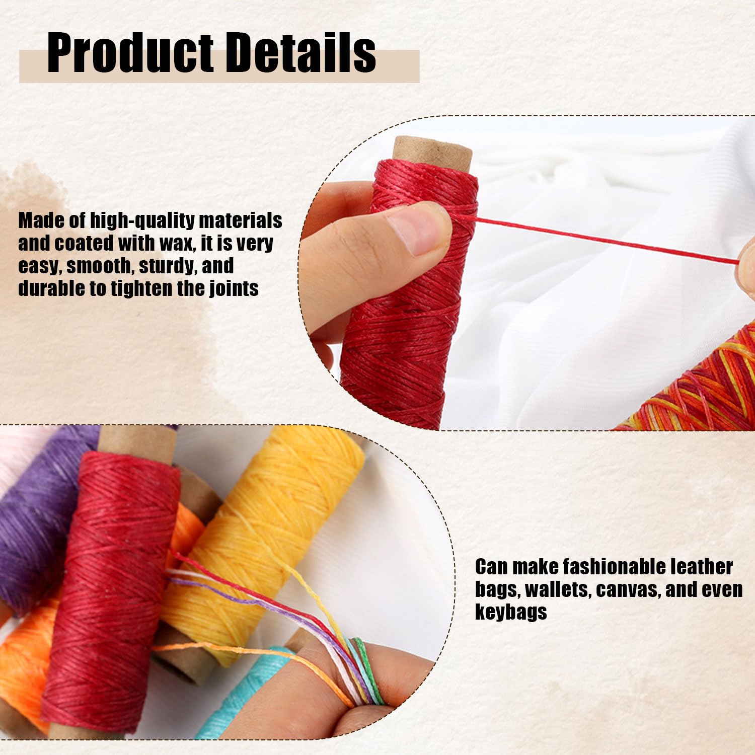 Filo Cerato Per Criniera Di Cavallo - 100m, Resistente E Delicato - Foto 5