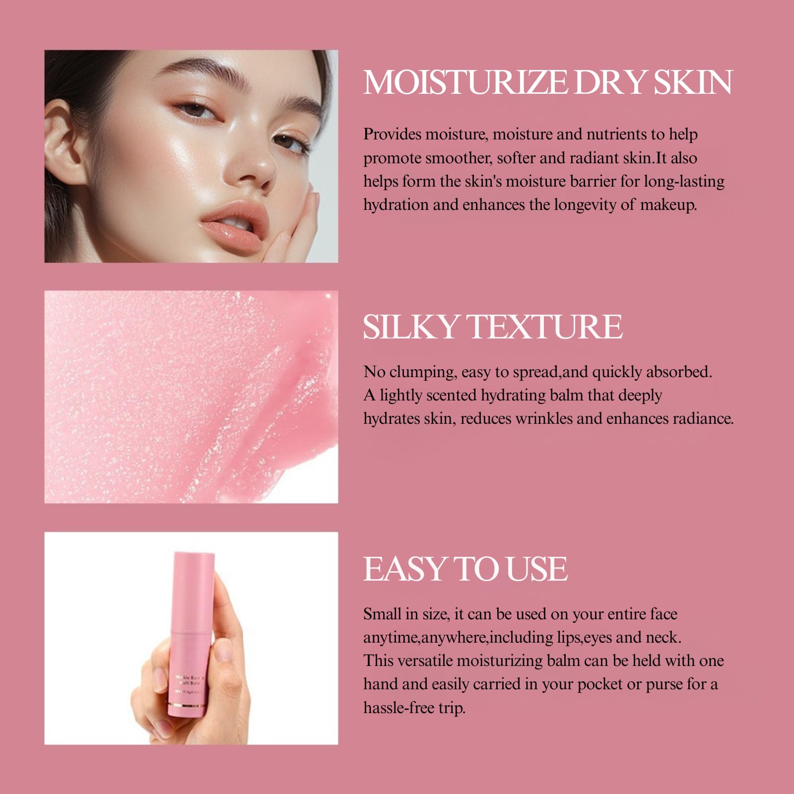 2PCS Wrinkle Multi Collagen Wand,Lip Wrinkles Korean Skincare,Korean Lip Balm,Collagen Stick,Deep Wrinkle Filler Collagen Stick for Face,Lip&Neck,Pure Collagen Wand,Lifting,Tightening&Fade Fine Lines - Image 4