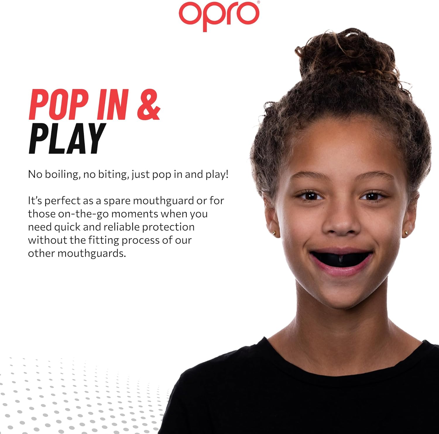 OPRO Snap-Fit Instant Level Braces Mouth Guard + Strap – Quick Protection Mouthguard for Lacrosse, jiu Jitsu, MMA Boxing Wrestling & Football Mouthpiece – Includes Mouth Guard Case (Adult, Green)