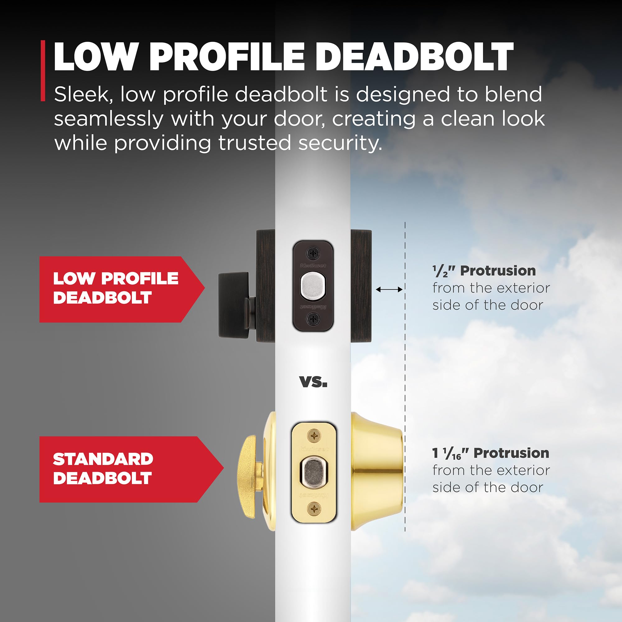 Kwikset 92580-027 Deadbolt, Venetian Bronze - Image 4