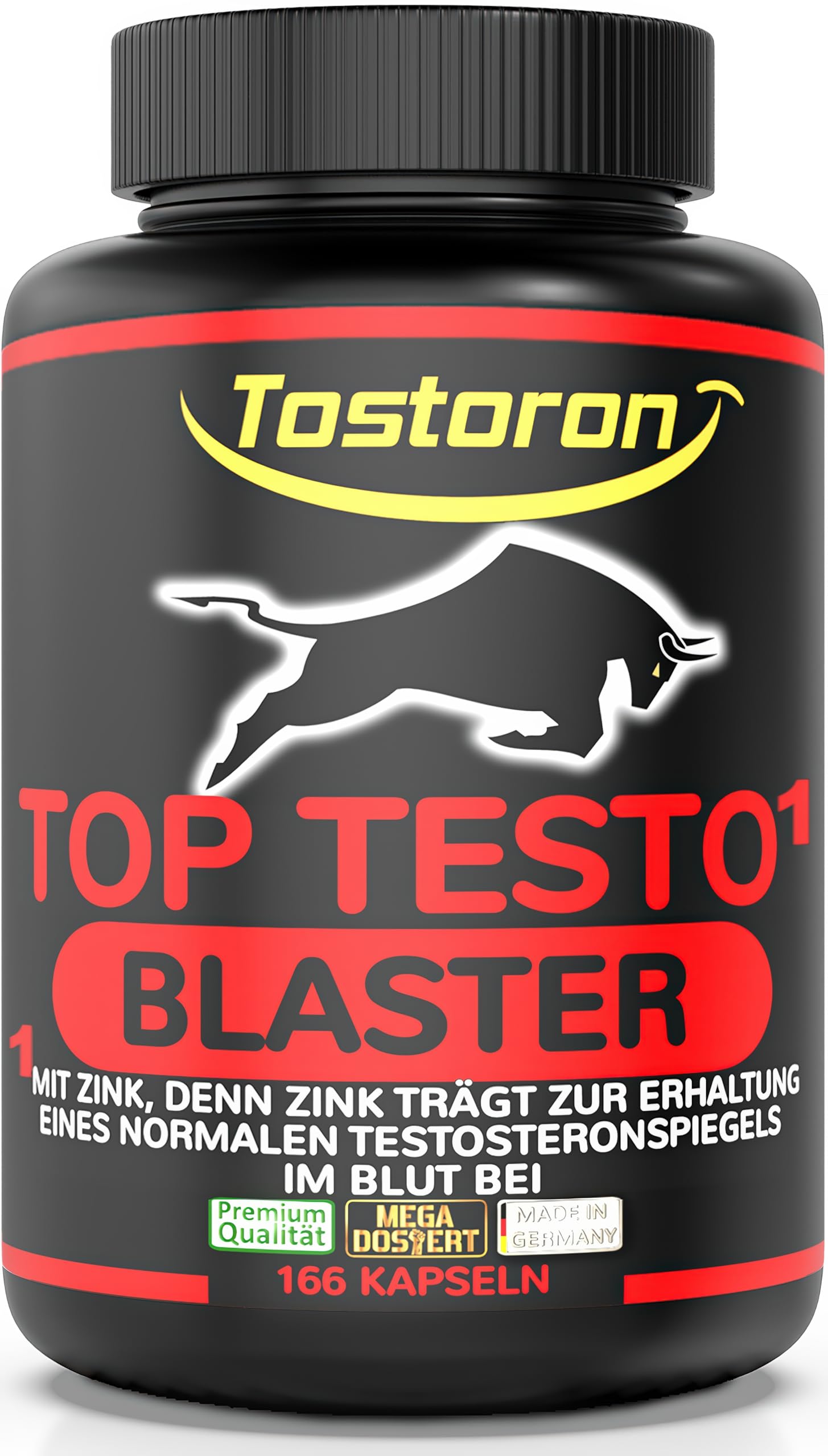 Die VOLLE LADUNG TOSTORON - HOCHDOSIERT - 14 Inhaltsstoffe - 166 Kapseln