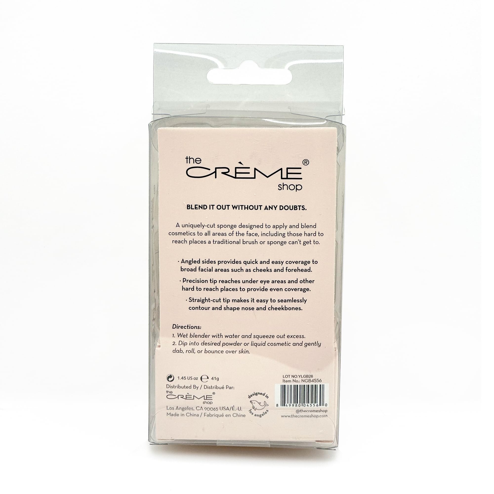 The Crème Shop Next Gen Blender Sponge, Makeup Sponges for Foundation, Makeup Sponge Set, Tri-Cut Makeup Sponge, Percision Tip (Pink)