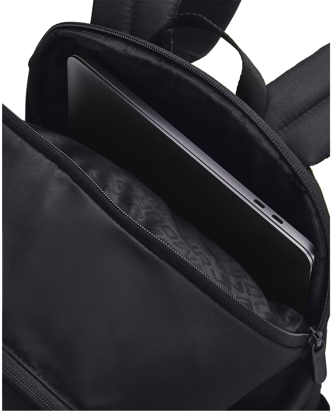 Under Armour, Womens, Studio Campus Backpack, Black/Black/Black, One Size