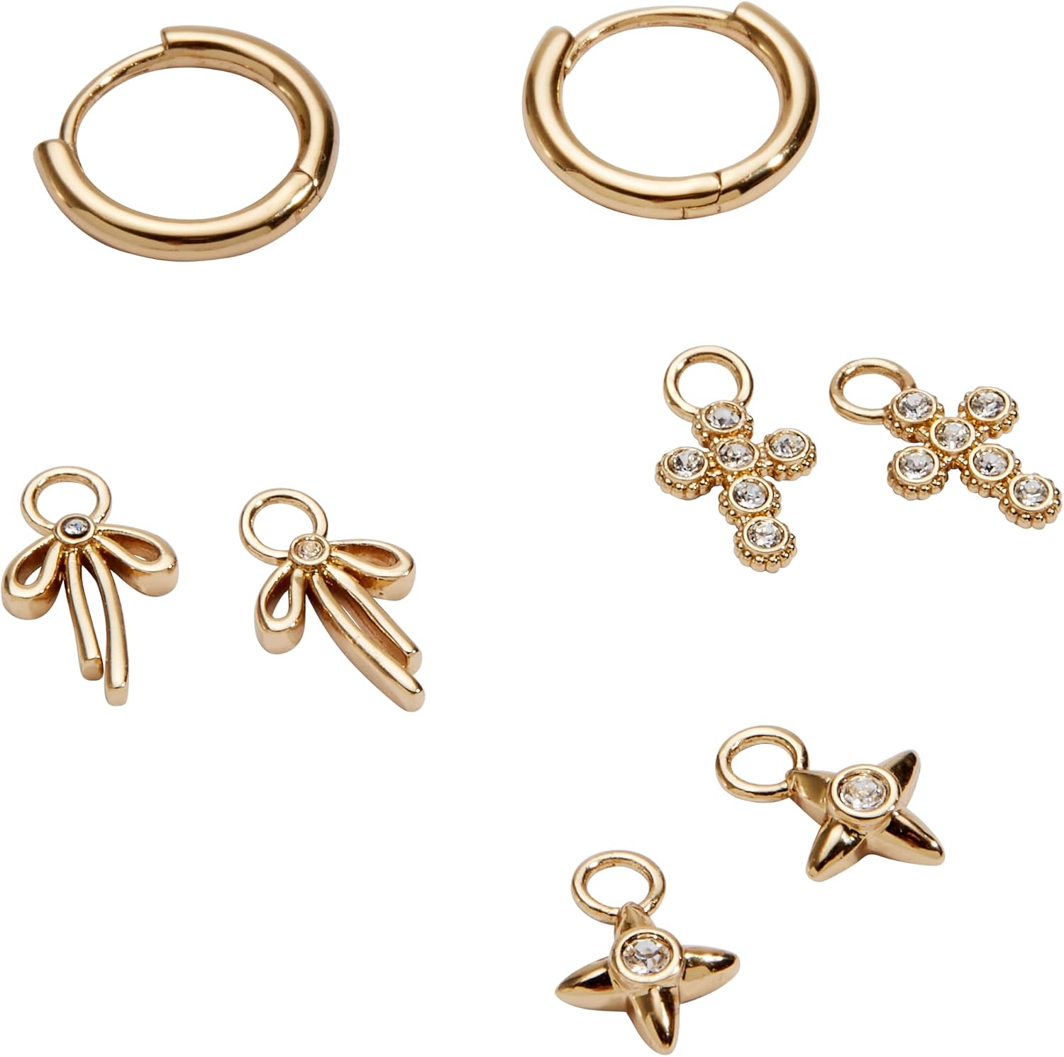 Alex and Ani Coquette Christian Earrings