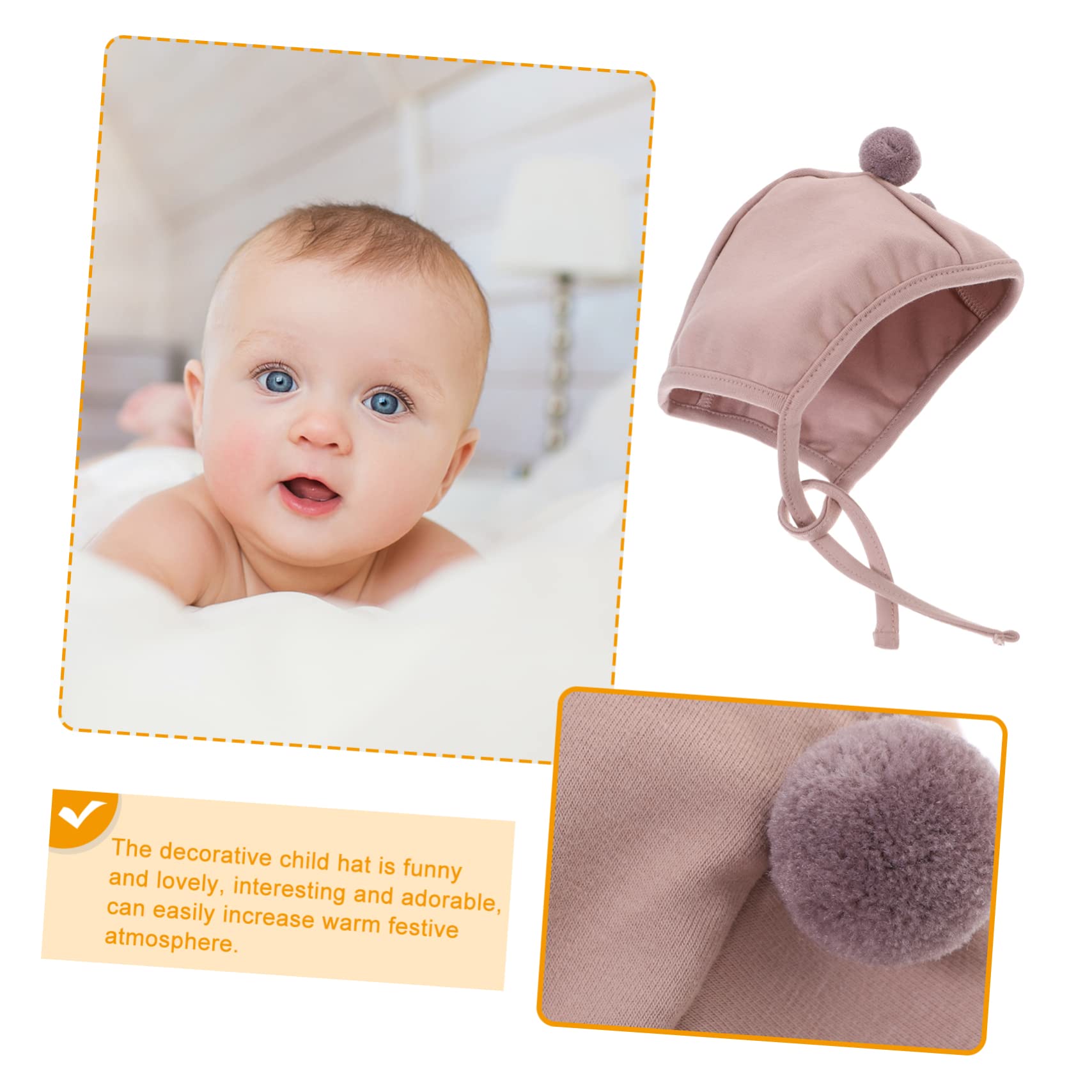 BESTonZON 6pezzi Cappelli per Ragazzo Ragazza Cotone con Orecchie Adorabili Cappellini Regolabili per Ragazzo Ragazza per e Autunno