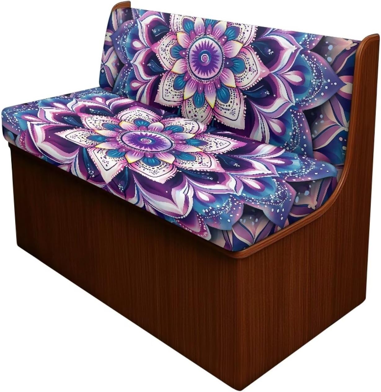 Custom Design RV Dinette Cushion Covers Elastic Camper Dinette Cushion Covers Universal Size Sofa Couch Slipcovers Camper Accessories for Inside Decorative Cover