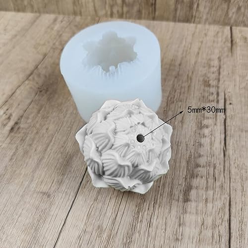 Miniatura 5 de Molde de soporte de incienso, molde de resina en forma de loto para quemador de incienso, molde para incienso, quemador de incienso, molde colector