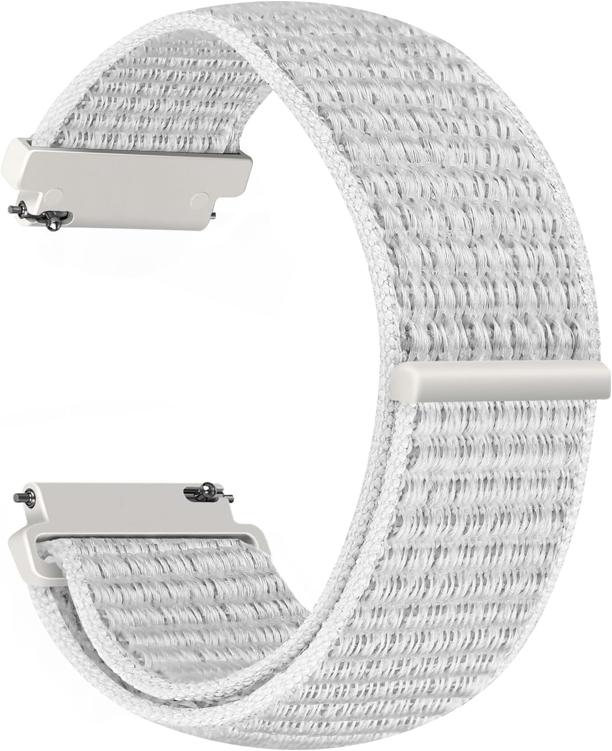 18mm Magnetic Stretchy Nylon Band For Garmin Venu 3s/Venu 2s/Vivoactive 4s - Solo Loop Sport Strap