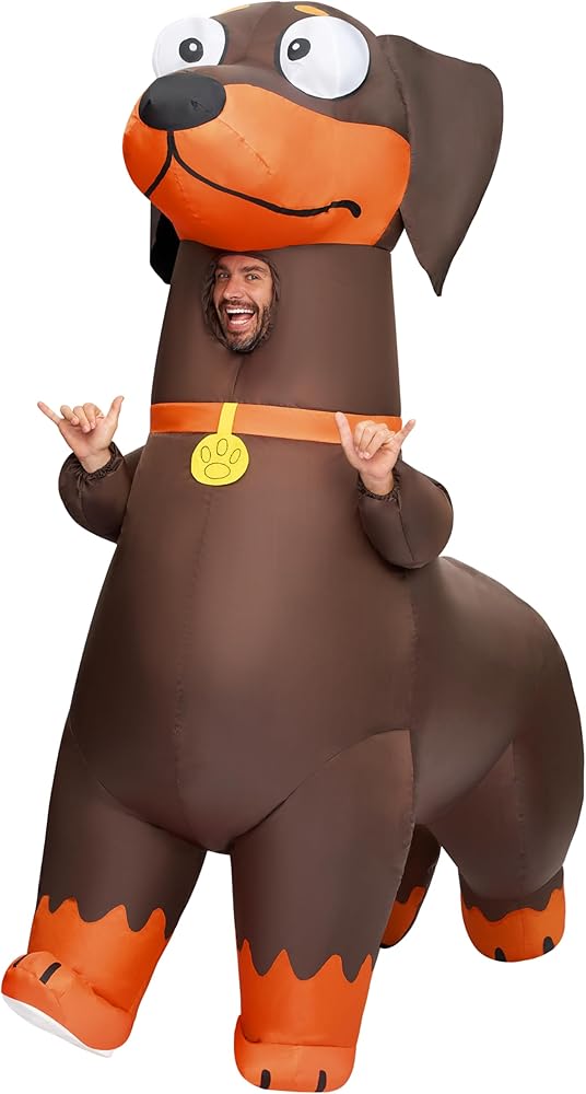 Costume Gonfiabile Per Adulti – Per Halloween, Carnevale E Feste, Con Ventilatore Integrato, Taglia Unica