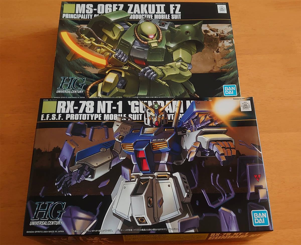 Amazon.co.jp: HGUC 1/144 NT1 アレックス + HGUC ザクⅡ改 2機セット