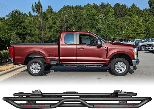 Side Step I Running Board Compatible with 2015-2025 Ford F150 and 2017-2025 Ford F250 F350 F450 F550 Super Cab Extended Cab