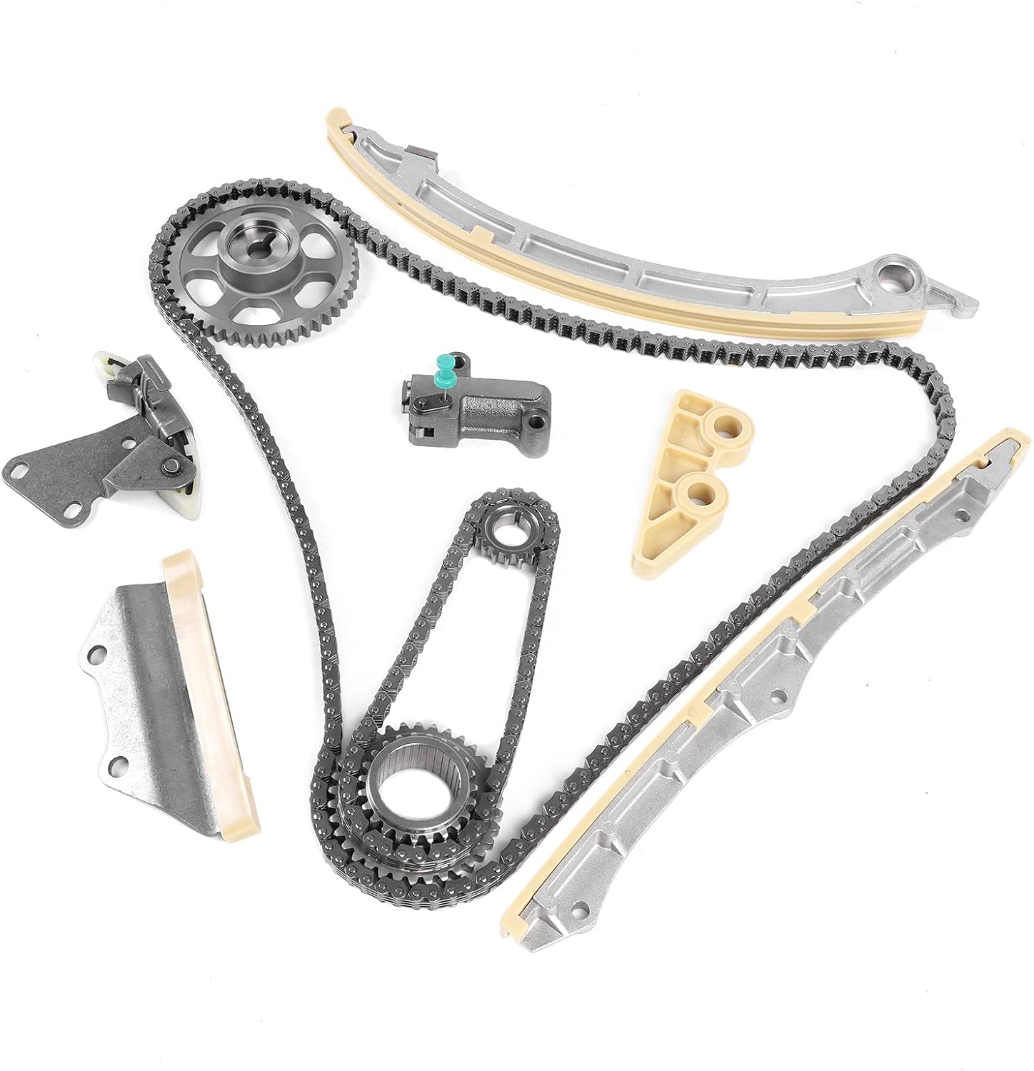 Engine Timing Chain Kit, Suitable for Acura ILX 2013-2015 TSX 2009-2014 Honda Accord 2008-2015 2.4L, Automotive Timing Chain Set Replacement Parts 14401PPA004 14401R40A01
