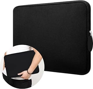 Capa 15.6 Case Capa Para Notebook Case Pasta Para Notebook 15.6 Polegadas Lisa Slin Case Notebook 15.6 Case Para Notebook 15.6 Polegadas Cases e Capas Para Notebook (Preto)