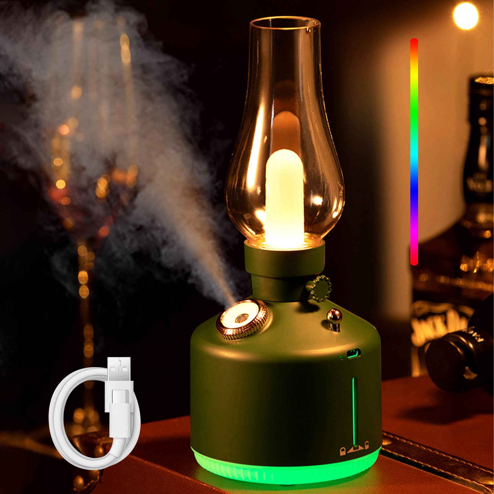 Humidificateur de bureau à 2 vitesses pour soulager la peau sèche