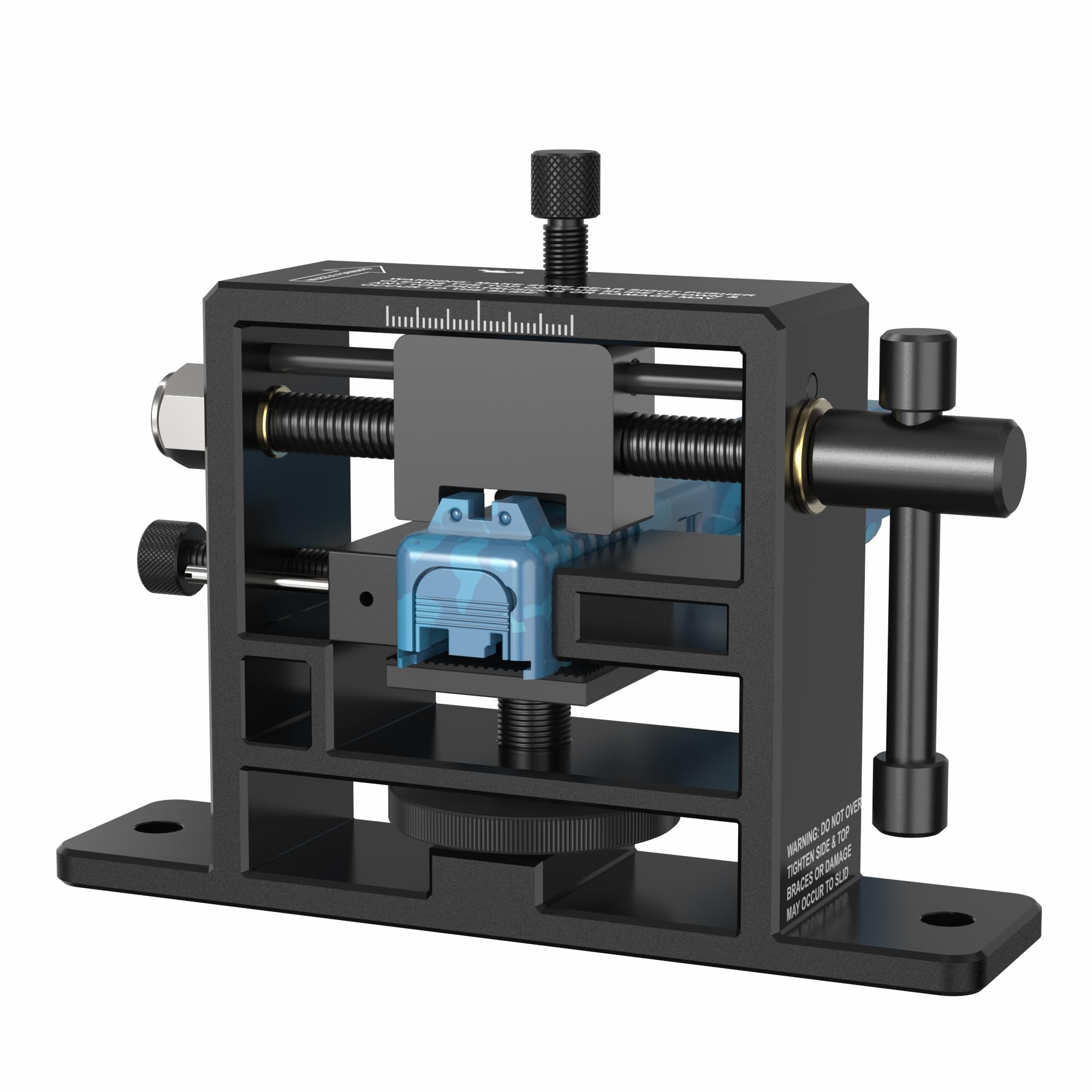 Sight Pusher Tool, Universal Sight Pusher Heavy Duty for Handguns Front Rear Sight Removal Adjustment, Sight Pusher Tool with Adjustable Base, Compatible with Square Slides